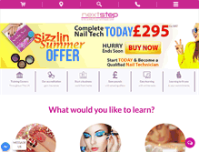 Tablet Screenshot of nextstepbeauty.co.uk